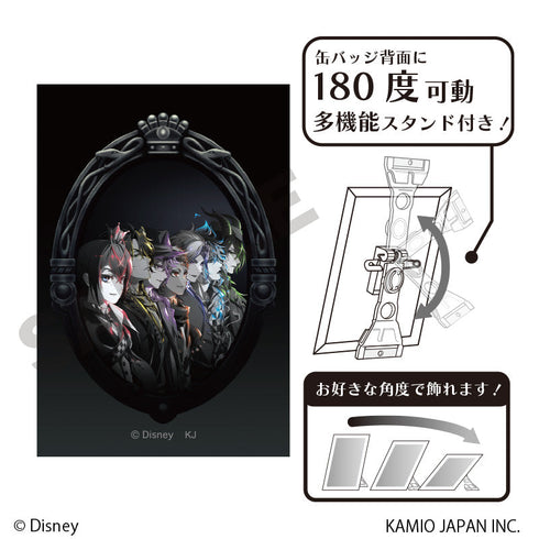 『ディズニー ツイステッドワンダーランド ザ ーション』アート缶バッジ KV